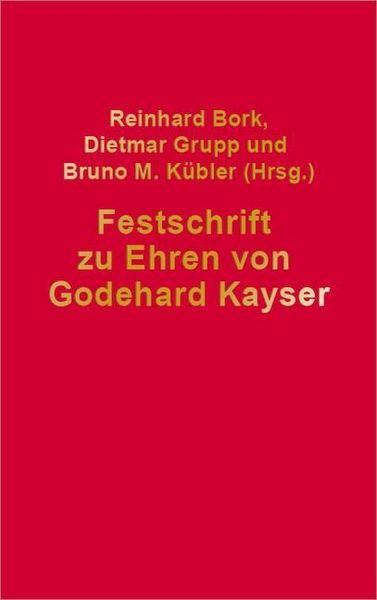 Produktbild: Festschrift f&uuml;r Godehard Kayser