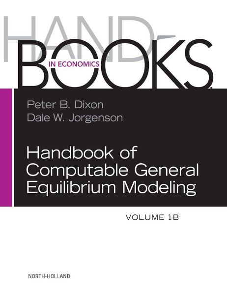 Produktbild: Handbook of Computable General Equilibrium Modeling