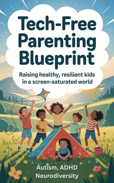 Produktbild: Tech-Free Parenting Blueprint: Raising Healthy, Resilient Kids in a Screen-Saturated World