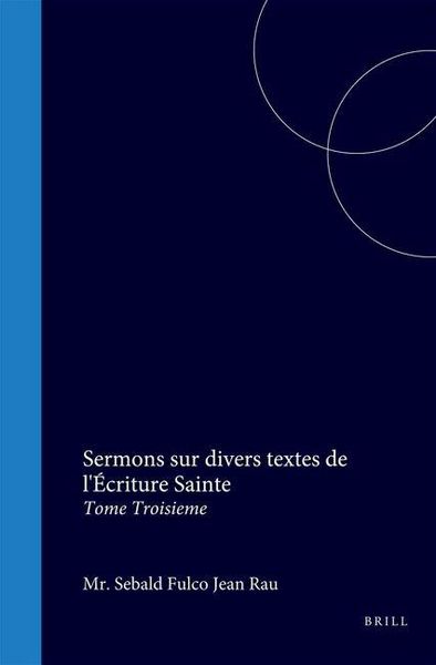 Produktbild: Sermons Sur Divers Textes de l'Écriture Sainte
