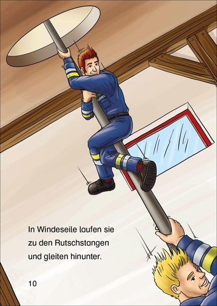 Produktbild: Lesel&ouml;wen 1. Klasse - Achtung, Feuerwehr im Einsatz!