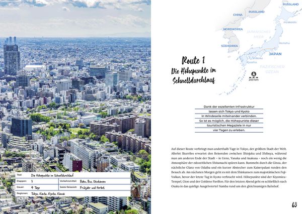 Produktbild: Reisef&uuml;hrer Japan &ndash; Reiserouten, Highlights, Inspiration