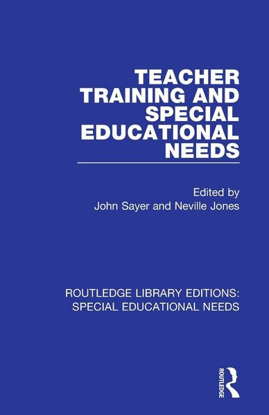Produktbild: Teacher Training and Special Educational Needs