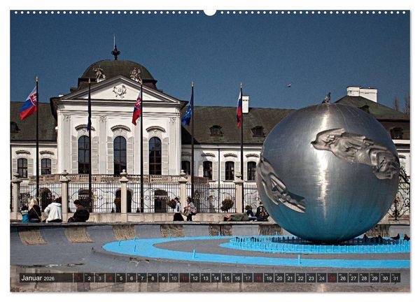 Produktbild: Donaumetropole Bratislava (hochwertiger Premium Wandkalender 2026 DIN A2 quer), Kunstdruck in Hochglanz