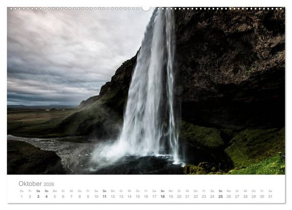 Produktbild: Island - Iceland Impressionen (Wandkalender 2026 DIN A2 quer), CALVENDO Monatskalender