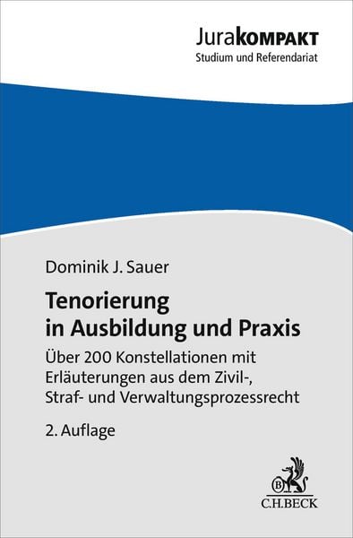 Produktbild: Tenorierung in Ausbildung und Praxis