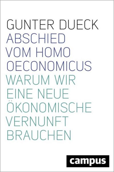 Produktbild: Abschied vom Homo Oeconomicus