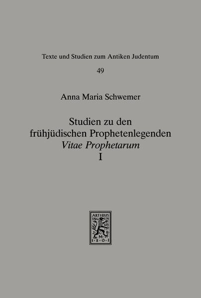 Produktbild: Studien zu den fr&uuml;hj&uuml;dischen Prophetenlegenden