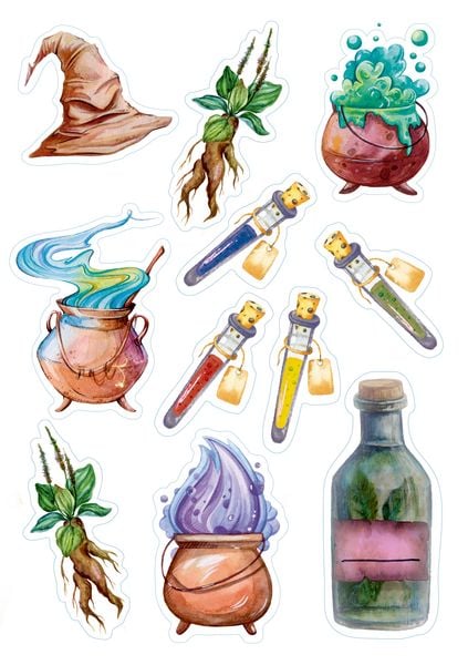 Produktbild: Magische Sticker und Etiketten