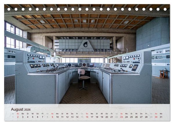 Produktbild: Lost Places - verlassen und vergessen (Tischkalender 2026 DIN A5 quer), CALVENDO Monatskalender
