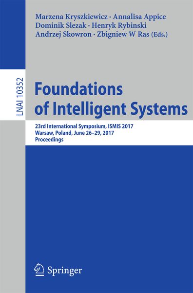 Produktbild: Foundations of Intelligent Systems
