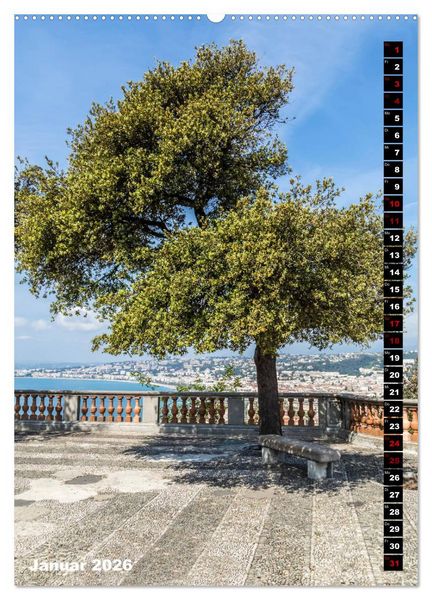 Produktbild: Idyllisches Nizza (hochwertiger Premium Wandkalender 2026 DIN A2 hoch), Kunstdruck in Hochglanz