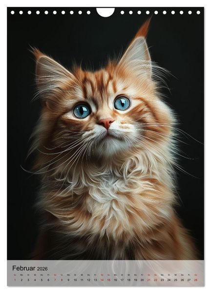 Produktbild: Katzen (Wandkalender 2026 DIN A4 hoch), CALVENDO Monatskalender