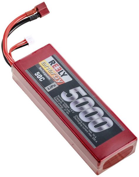 Reely Modellbau-Akkupack (LiPo) 7.4V 5000 mAh Zellen-Zahl: 2 50 C Hardcase T-Stecksystem