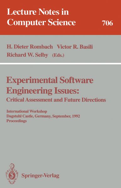 Produktbild: Experimental Software Engineering Issues:
