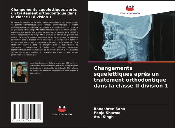 Produktbild: Changements squelettiques apr&egrave;s un traitement orthodontique dans la classe II division 1