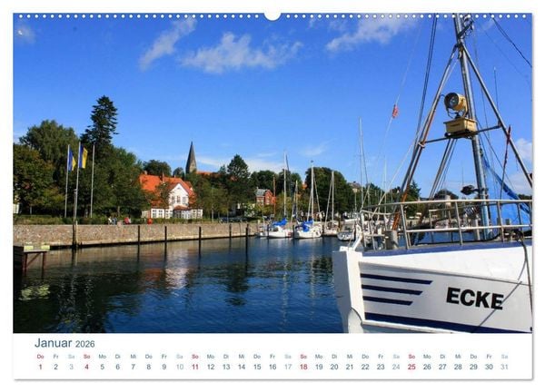Produktbild: Eckernf&ouml;rde 2026. Impressionen rund um den Hafen (hochwertiger Premium Wandkalender 2026 DIN A2 quer), Kunstdruck in Hochglanz