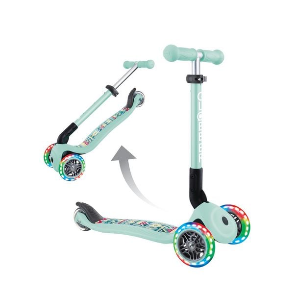 Produktbild: GLOBBER JUNIOR FOLDABLE FANTASY LIGHTS mint-Tribal, mit Leuchtrollen