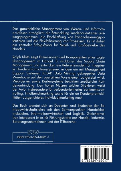 Produktbild: Waren- und Informationslogistik im Handel