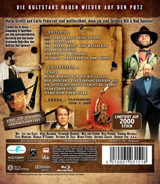 Die große Bud Spencer & Terence Hill Blu-ray Sammlung - New Edition