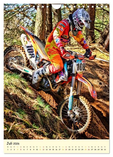 Produktbild: Motocross - einfach cool (Wandkalender 2026 DIN A4 hoch), CALVENDO Monatskalender