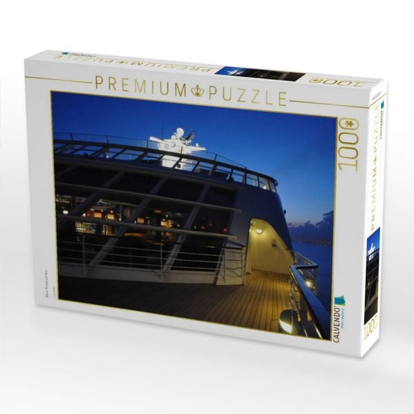Produktbild: CALVENDO Puzzle Blaue Stunde auf See | 1000 Teile Lege-Gr&ouml;&szlig;e 64x48cm Foto-Puzzle f&uuml;r gl&uuml;ckliche Stunden
