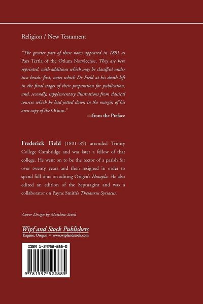 Produktbild: Notes on the Translation of the New Testament