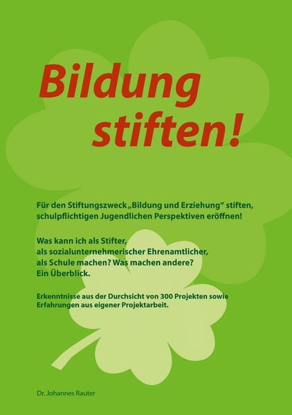 Produktbild: Bildung stiften!