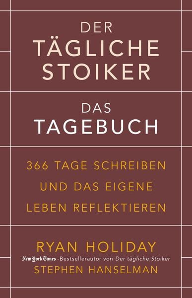 Produktbild: Der tägliche Stoiker – Das Tagebuch