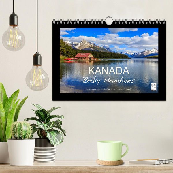 Produktbild: KANADA - Rocky Mountains (Wandkalender 2026 DIN A4 quer), CALVENDO Monatskalender