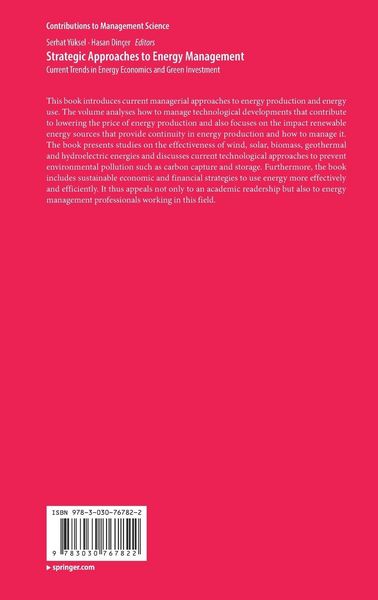 Produktbild: Strategic Approaches to Energy Management