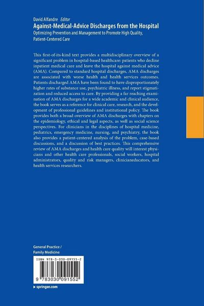 Produktbild: Against‐Medical‐Advice Discharges from the Hospital