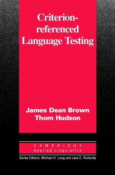 Produktbild: Criterion-Referenced Language Testing