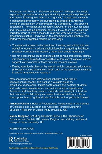 Produktbild: Philosophy and Theory in Educational Research