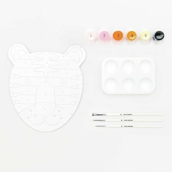Produktbild: Malen nach Zahlen Set, Tiger,, Inhalt: 1 Malkarton,