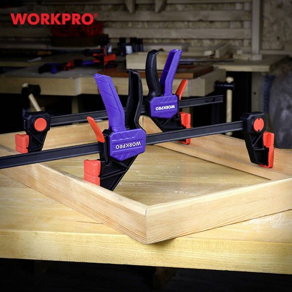 Produktbild: WorkPro WP232040 Einhandzwinge Produktabmessung, L&auml;nge: 300mm