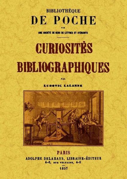 Produktbild: Lalanne, L: Curiosites bibliographiques