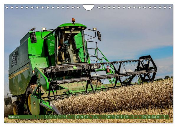 Produktbild: Landwirtschaft - Giganten im Kornfeld (Wandkalender 2026 DIN A4 quer), CALVENDO Monatskalender