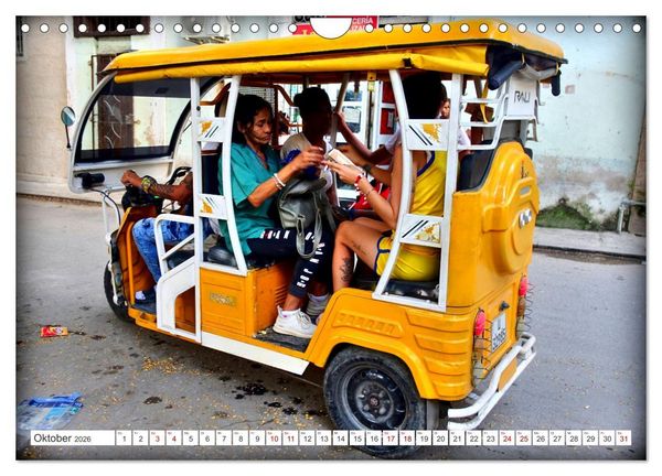 Produktbild: ECO TAXI - Umweltfreundlich in die Zukunft (Wandkalender 2026 DIN A4 quer), CALVENDO Monatskalender