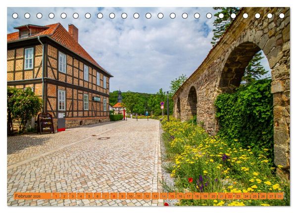Produktbild: Das Kloster Michaelstein erleben &ndash; Ehemalige Zisterzienser &ndash; Abtei in Blankenburg am Harz (Tischkalender 2026 DIN A5 quer), CALVENDO Monatskalender