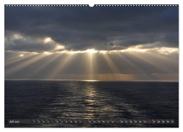 Produktbild: Sonne, Meer und Wolken (Wandkalender 2026 DIN A2 quer), CALVENDO Monatskalender