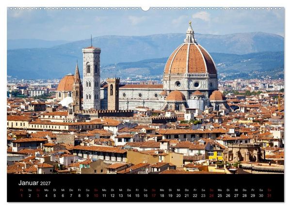 Produktbild: Florenz (Wandkalender 2027 DIN A2 quer), CALVENDO Monatskalender