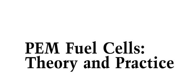 Produktbild: PEM Fuel Cells