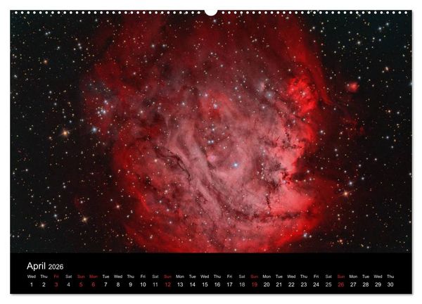 Produktbild: Deepsky (High Quality Premium Wall Calendar 2026 DIN A2 landscape),CALVENDO 12 Month Wall Calendar
