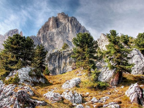 Produktbild: CALVENDO Puzzle Langkofel - Gr&ouml;den - 3181 Hm | 1000 Teile Lege-Gr&ouml;&szlig;e 64x48cm Foto-Puzzle f&uuml;r gl&uuml;ckliche Stunden