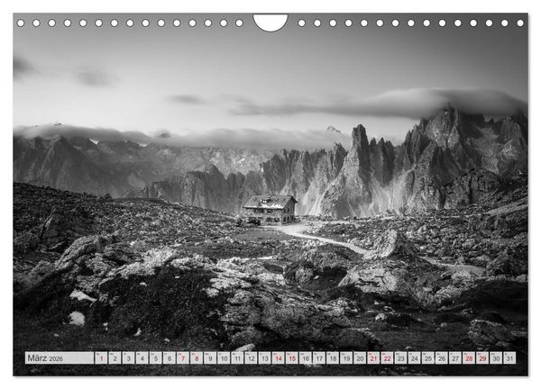 Produktbild: Monochrome Wonders (Wandkalender 2026 DIN A4 quer), CALVENDO Monatskalender