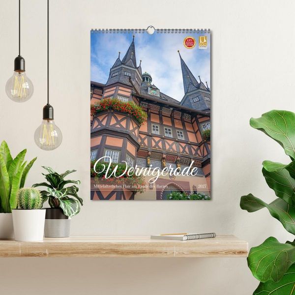 Produktbild: Wernigerode - Mittelalterliches Flair am Rande des Harzes (Wandkalender 2027 DIN A3 hoch), CALVENDO Monatskalender