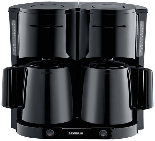 Produktbild: Severin KA 9315 Kaffeemaschine Schwarz Fassungsverm&ouml;gen Tassen=16 Isolierkanne