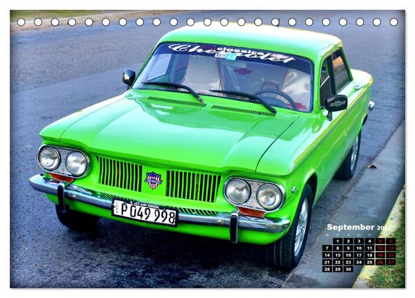 Produktbild: CORVAIR - Ein Chevy mit Heckmotor und ohne Heckflossen (Tischkalender 2026 DIN A5 quer), CALVENDO Monatskalender