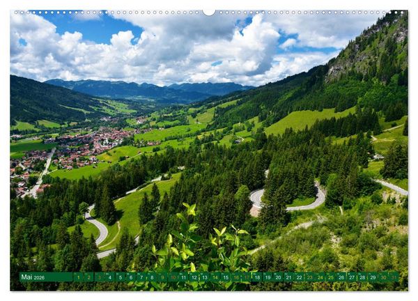 Produktbild: Erlebe mit mir das Allg&auml;u (hochwertiger Premium Wandkalender 2026 DIN A2 quer), Kunstdruck in Hochglanz
